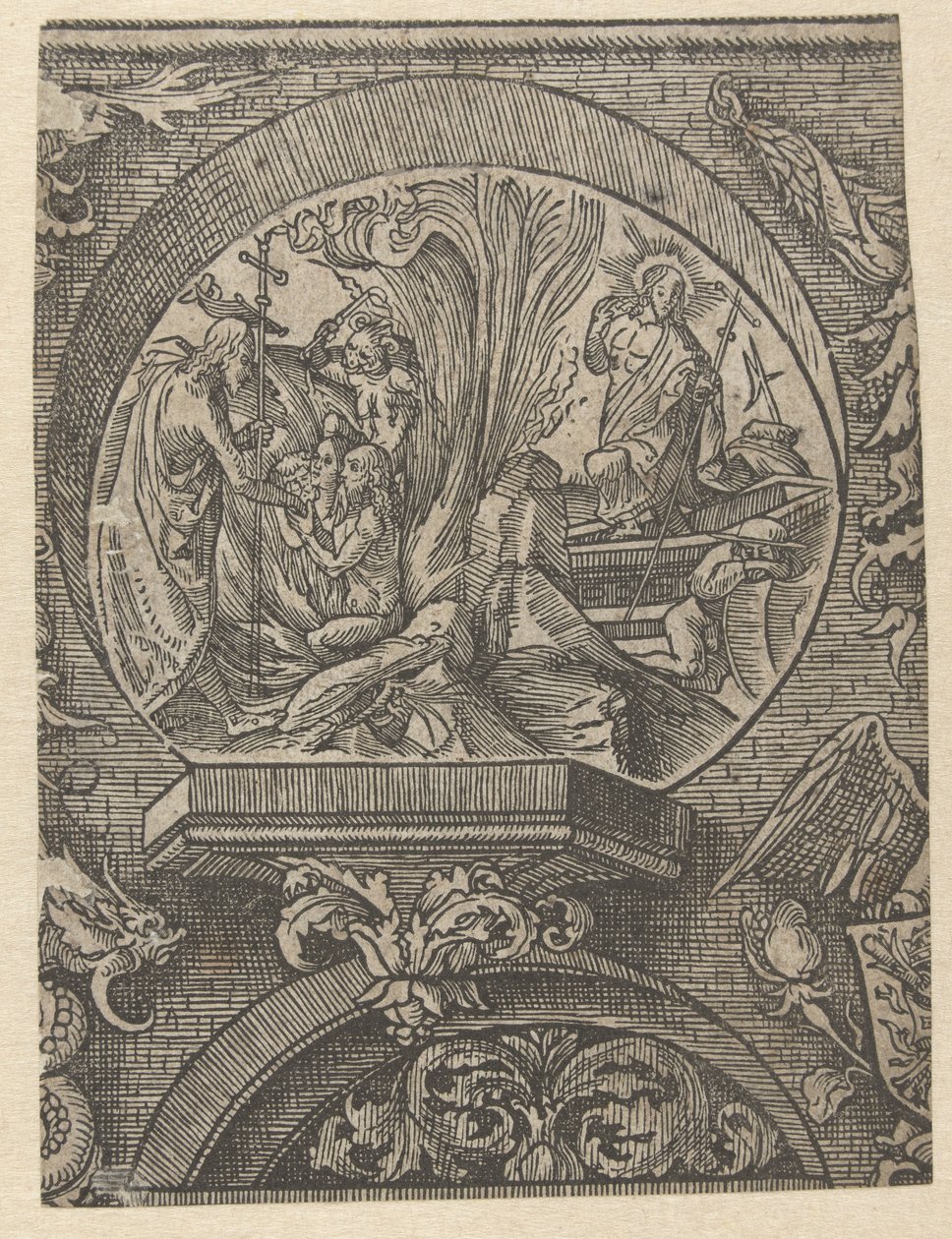 The Harrowing of Hell and the Resurrection of Christ by Jacob Cornelisz van Oostsanen