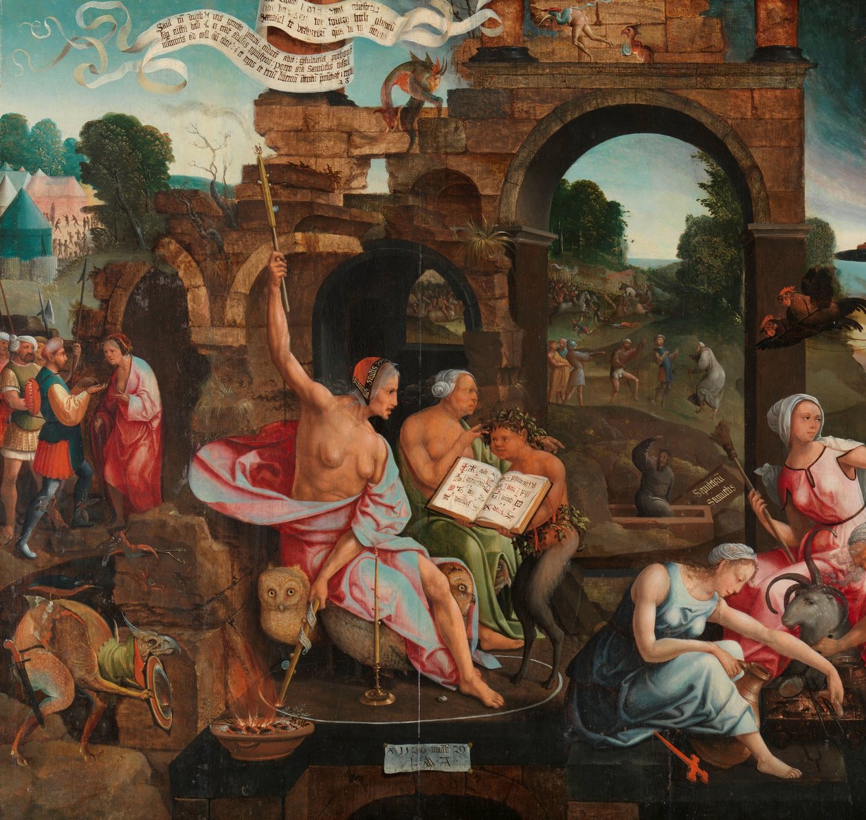 Saul and the Witch of Endor by Jacob Cornelisz van Oostsanen