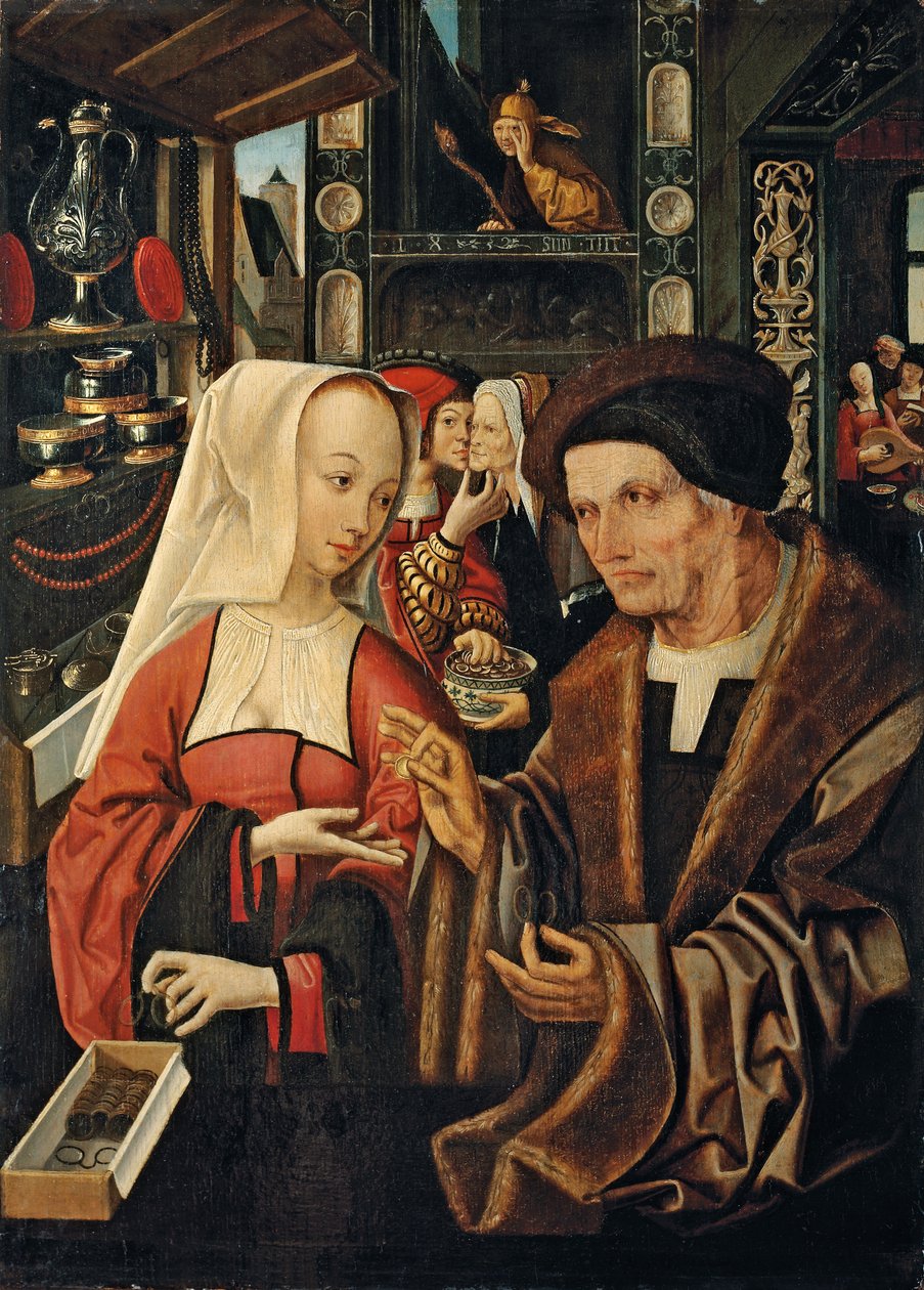 The Ill-matched Lovers by Jacob Cornelisz van Oostsanen