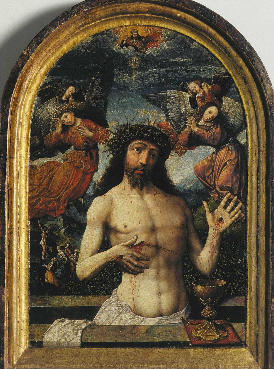 The Man of Sorrows by Jacob Cornelisz van Oostsanen