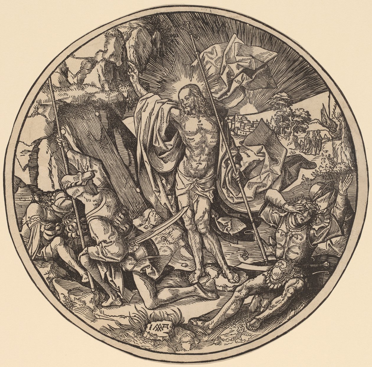 The Resurrection and the Holy Women on Their Way to Christ