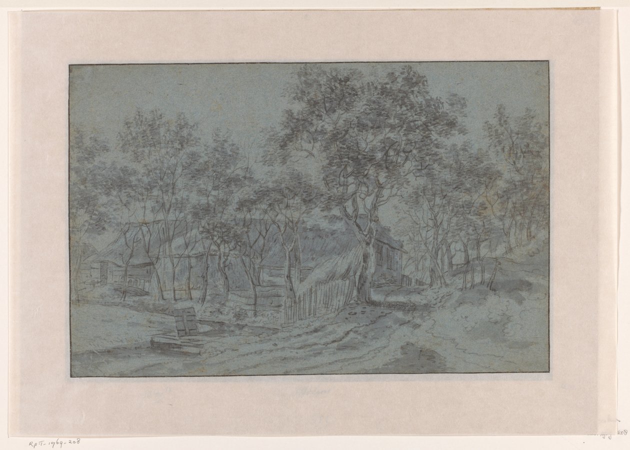 Farmhouse Among Trees by Jacob Esselens