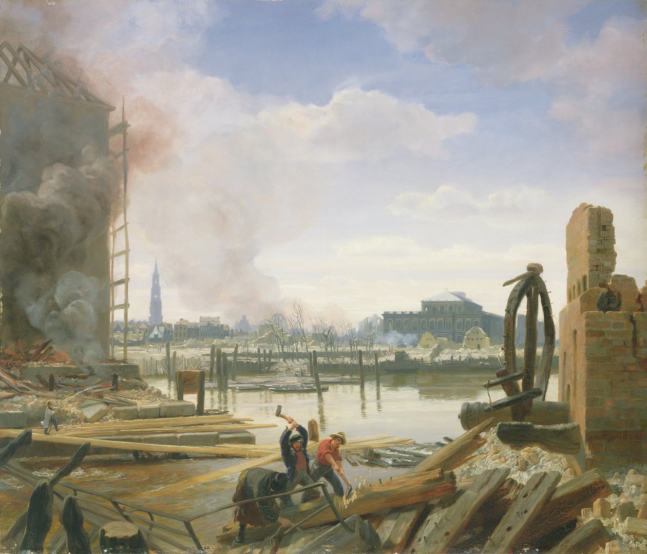 Hamburg After the Fire by Jacob Gensler