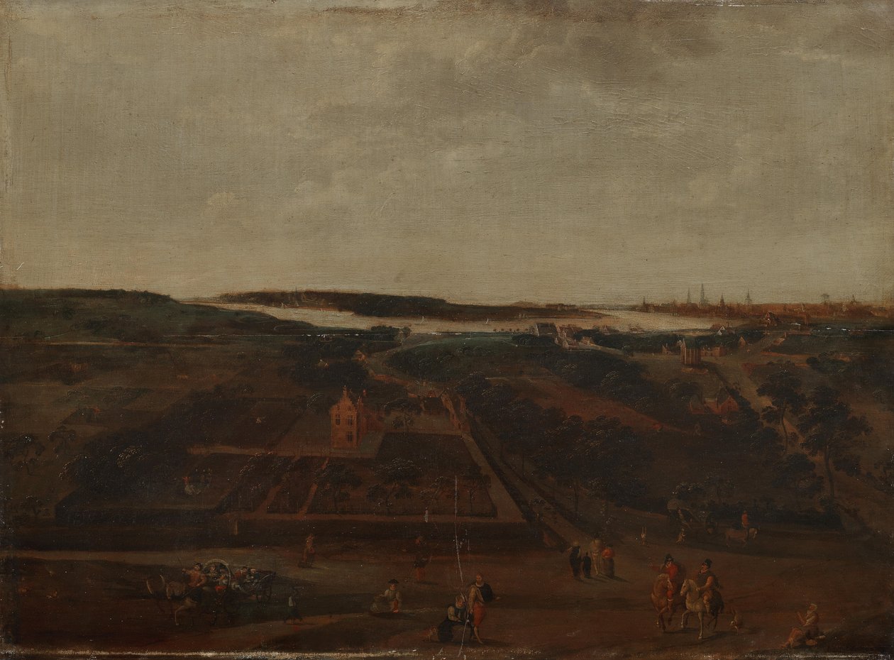 View of Kiel on the Scheldt with Antwerp Beyond by Jacob Grimmer