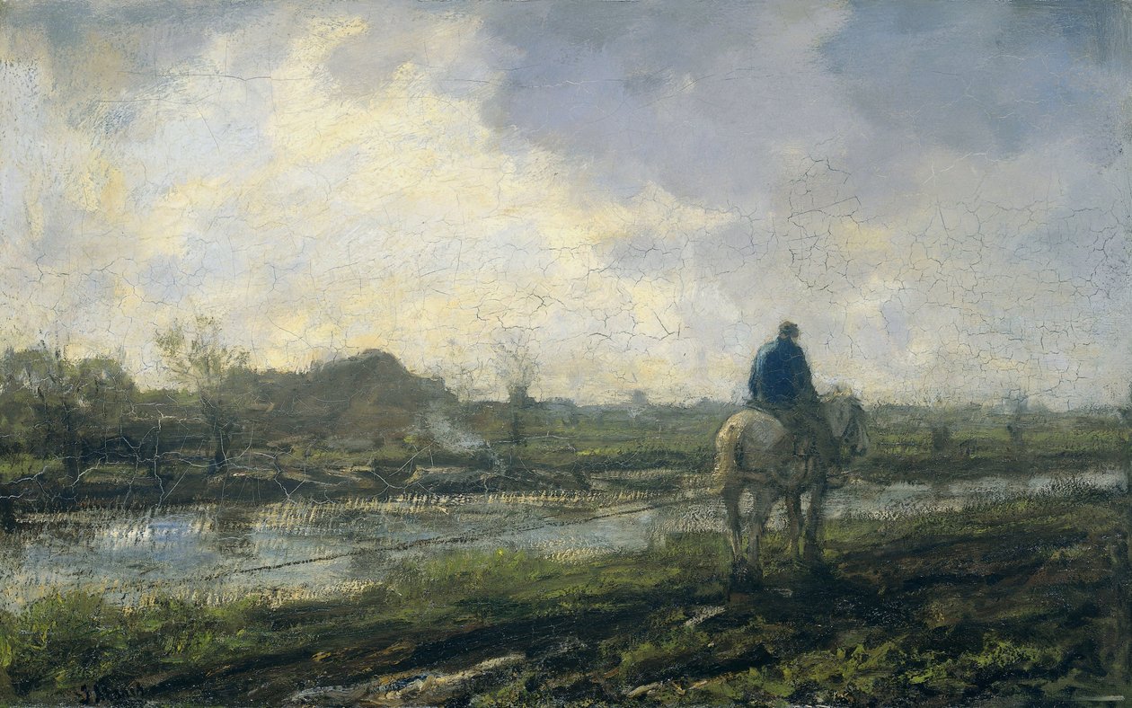 Towpath by Jacob Henricus or Hendricus Maris