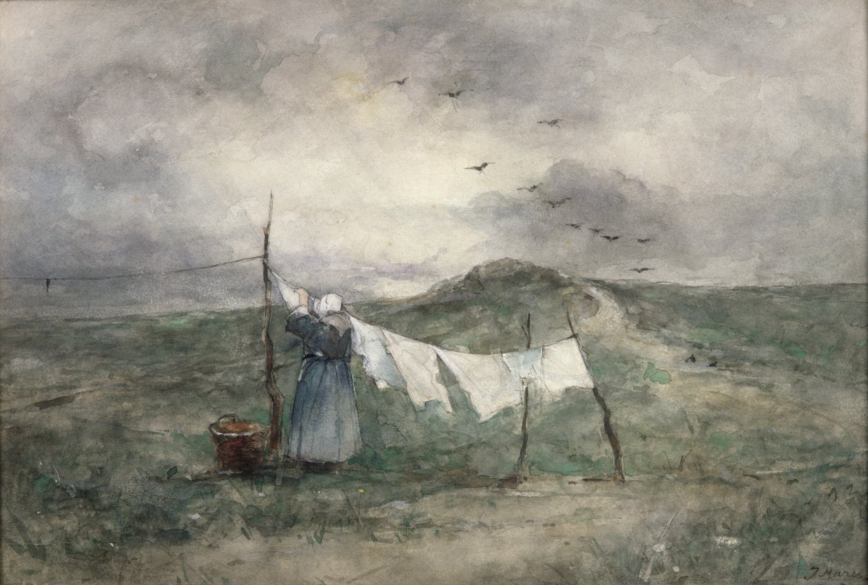Washing Day by Jacob Henricus or Hendricus Maris