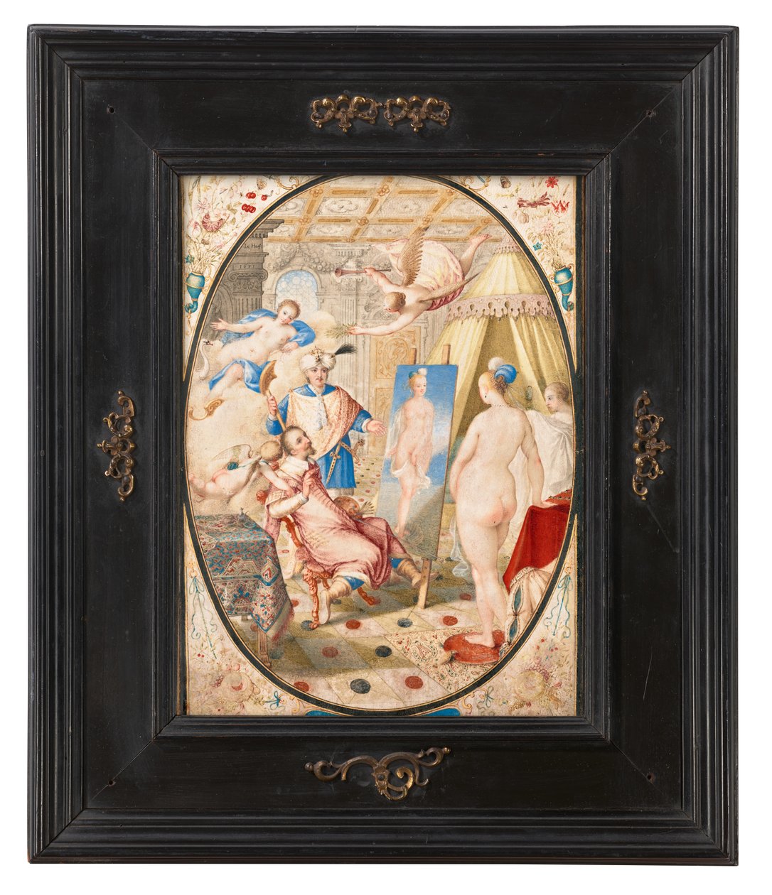 Apelles Painting Campaspe, the Mistress of Alexander the Great by Jacob Hoefnagel
