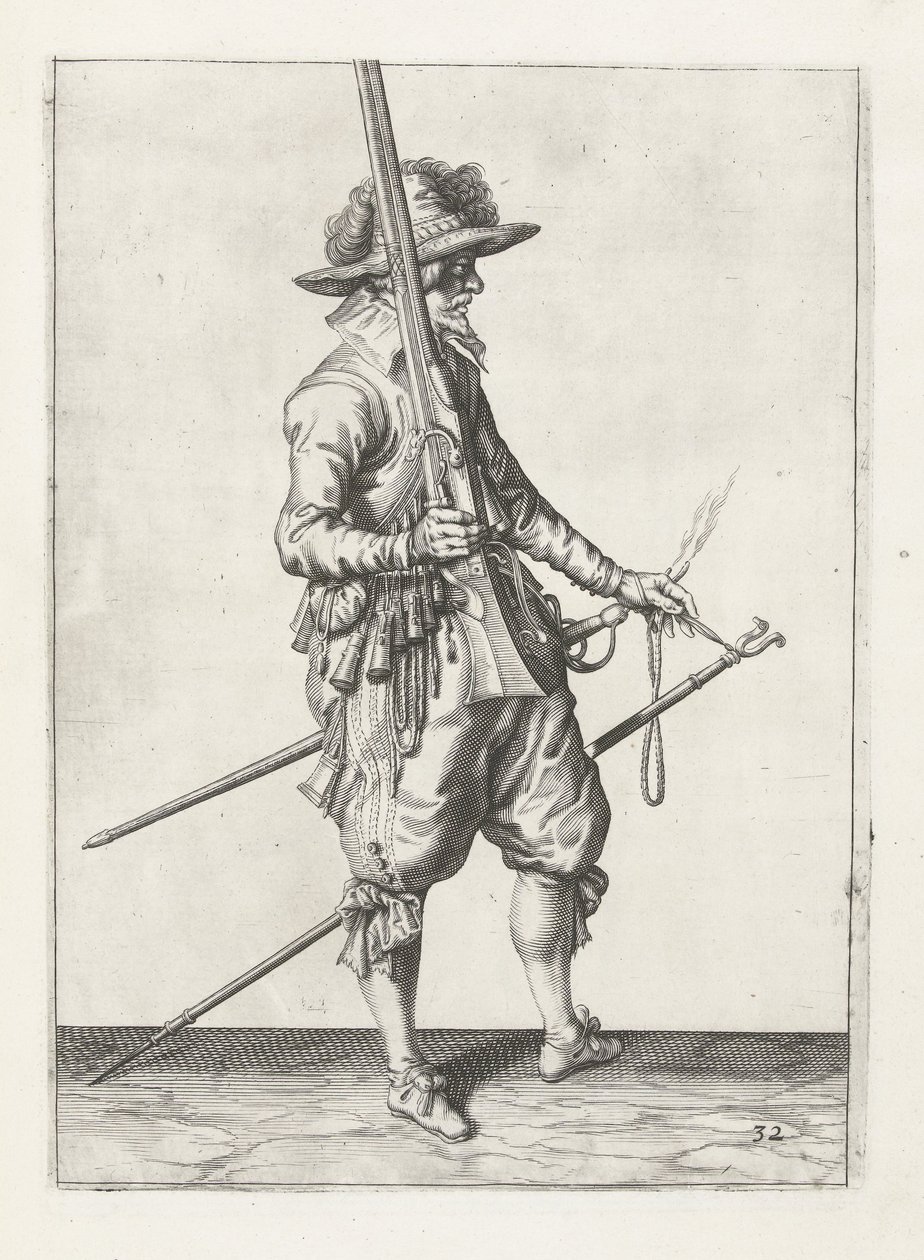 Musketeer by Jacob II de Gheyn