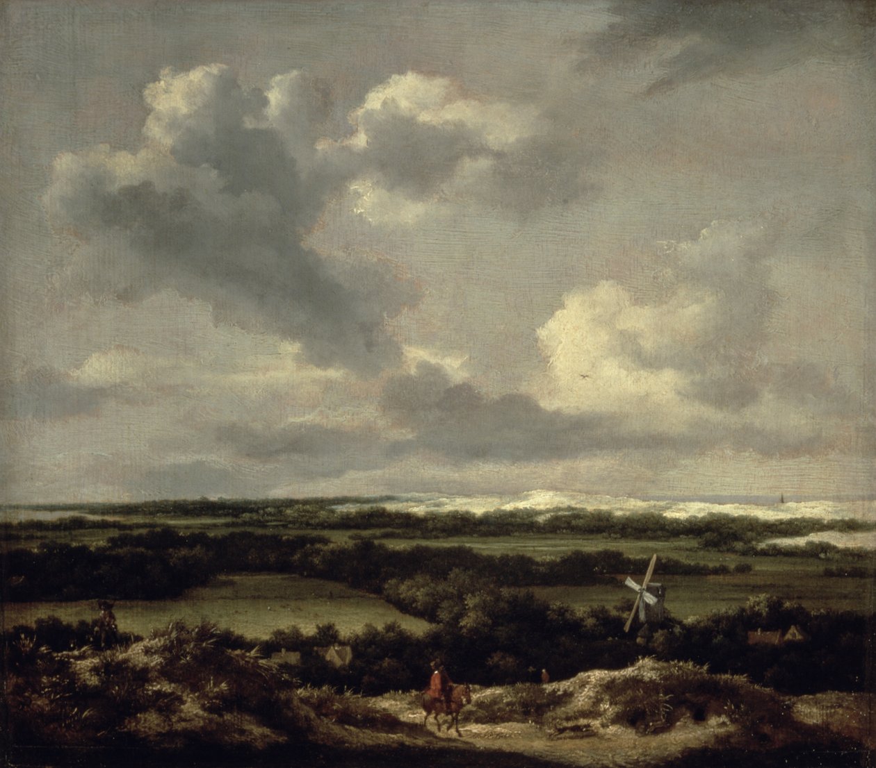 Landscape with Dunes near Haarlem by Jacob van Ruisdael