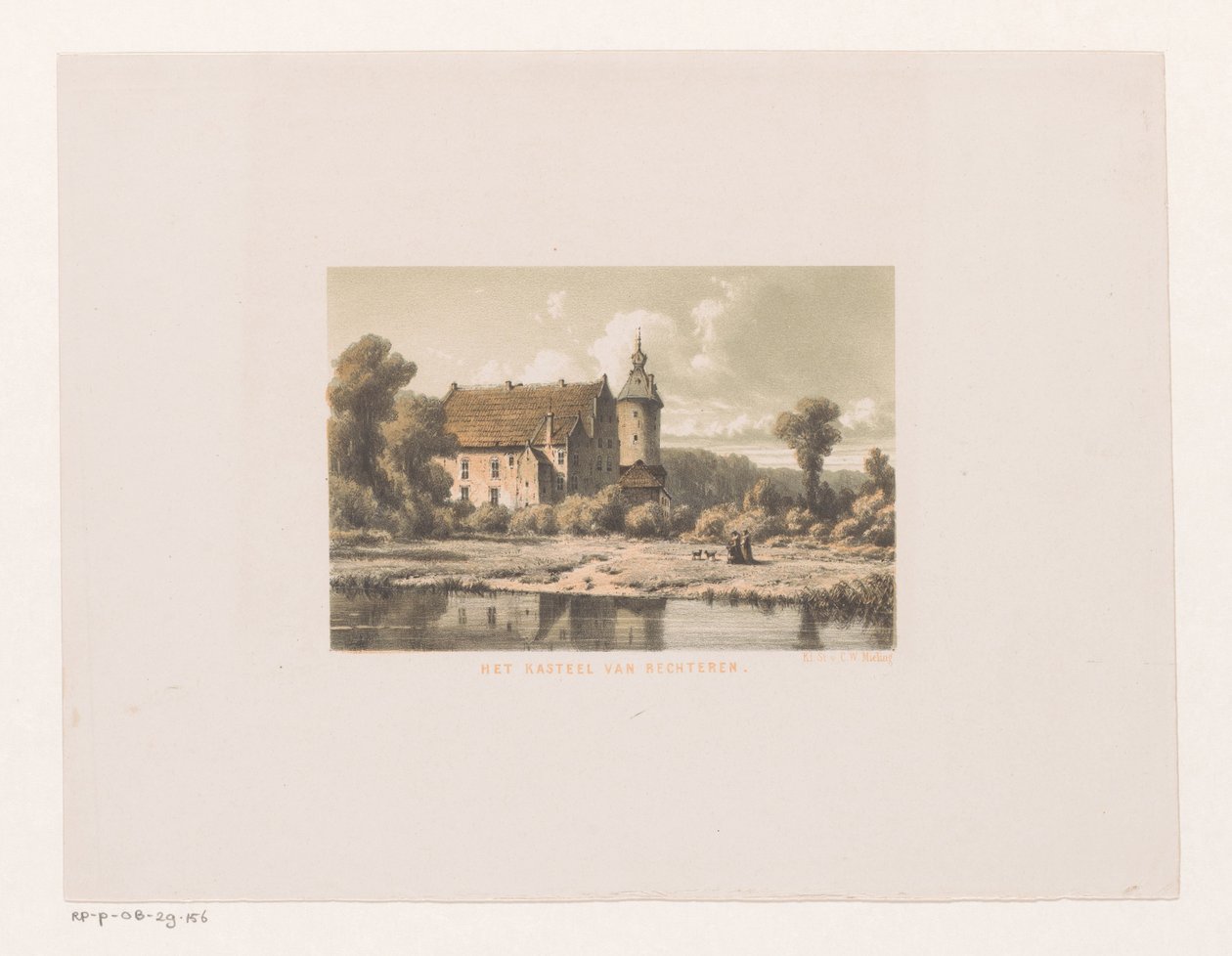 Castle Rechteren by Jacob Jan van der Maaten