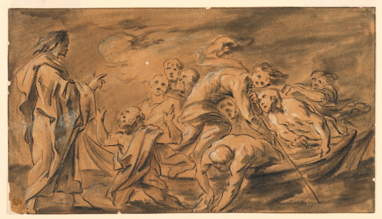 Christ Appearing to the Apostles at the Sea of Galilee, the Miraculous Draught of Fishes by Jacob Jordaens