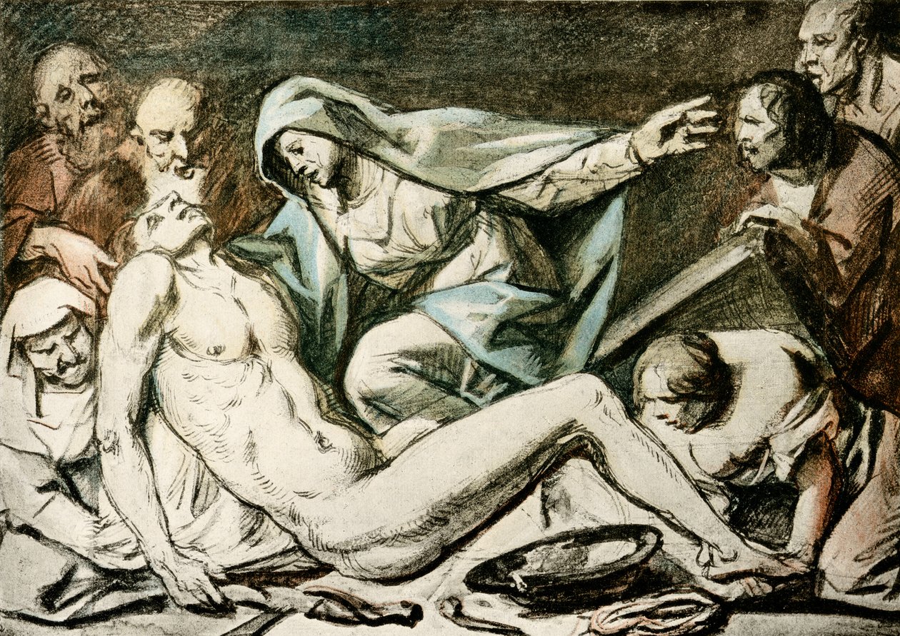 Lamentation of Christ by Jacob Jordaens