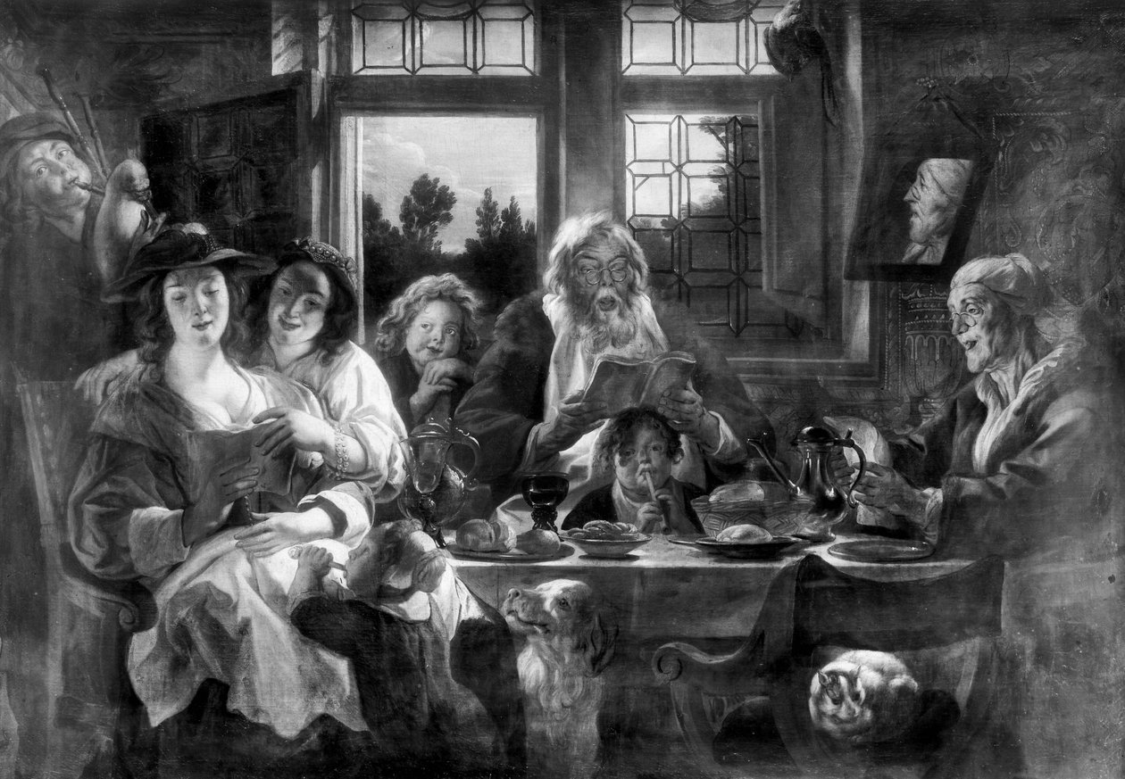Merry Company by Jacob Jordaens
