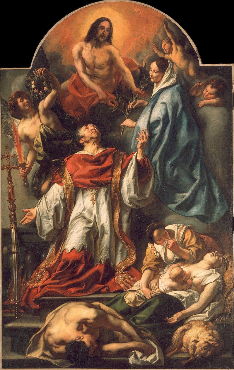 Saint Charles Borromeo among Plague Victims by Jacob Jordaens
