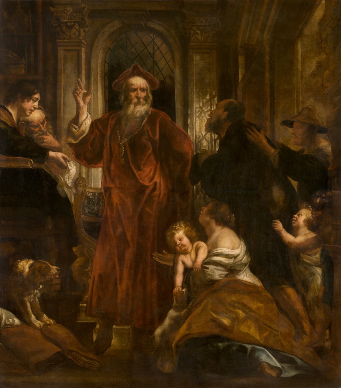 Saint Ivo of Brittany by Jacob Jordaens