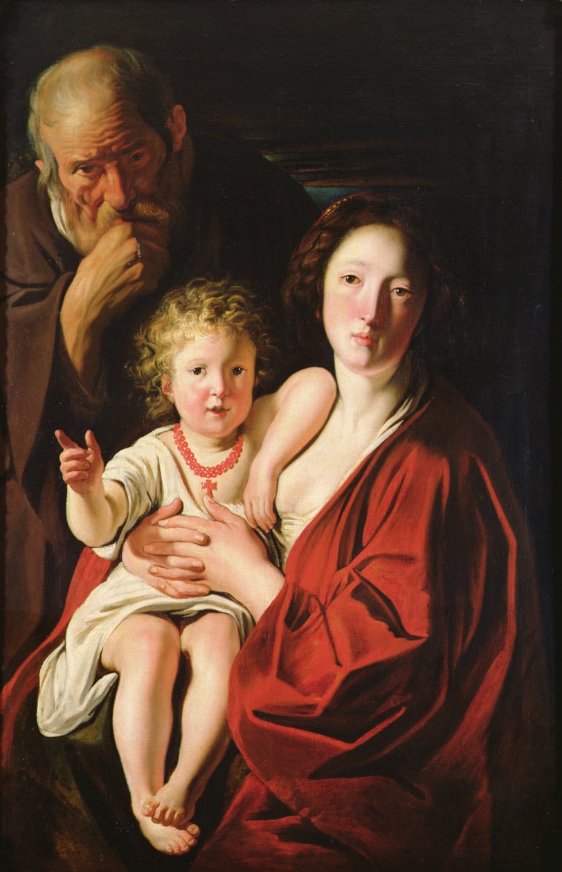 The Holy Family by Jacob Jordaens