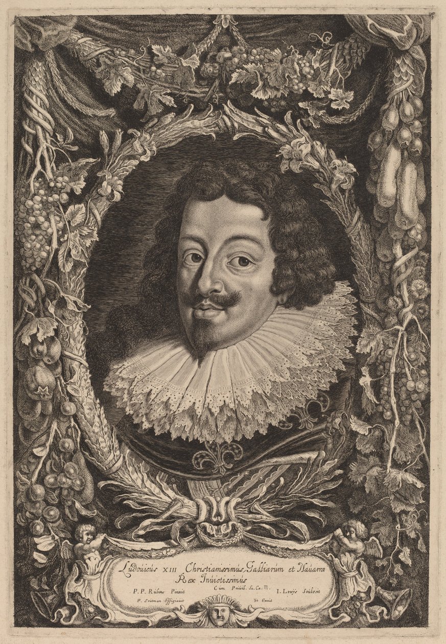 Louis XIII, King of France by Jacob Louis after Sir Peter Paul Rubens