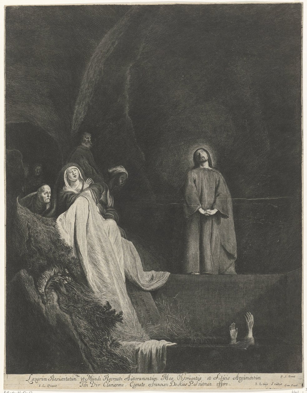 Raising of Lazarus by Jacob Louys