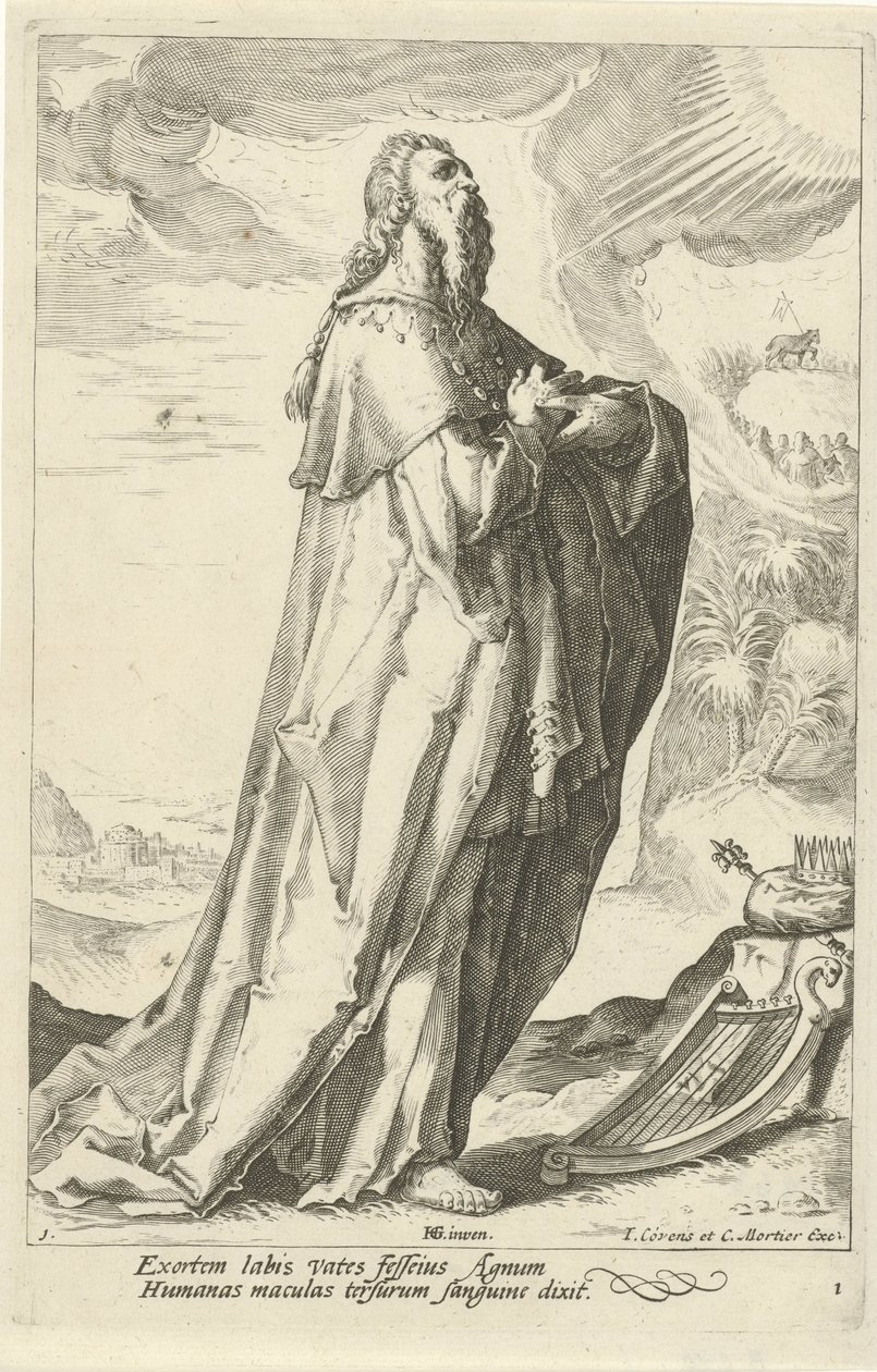 David by Jacob Matham (attributed to)