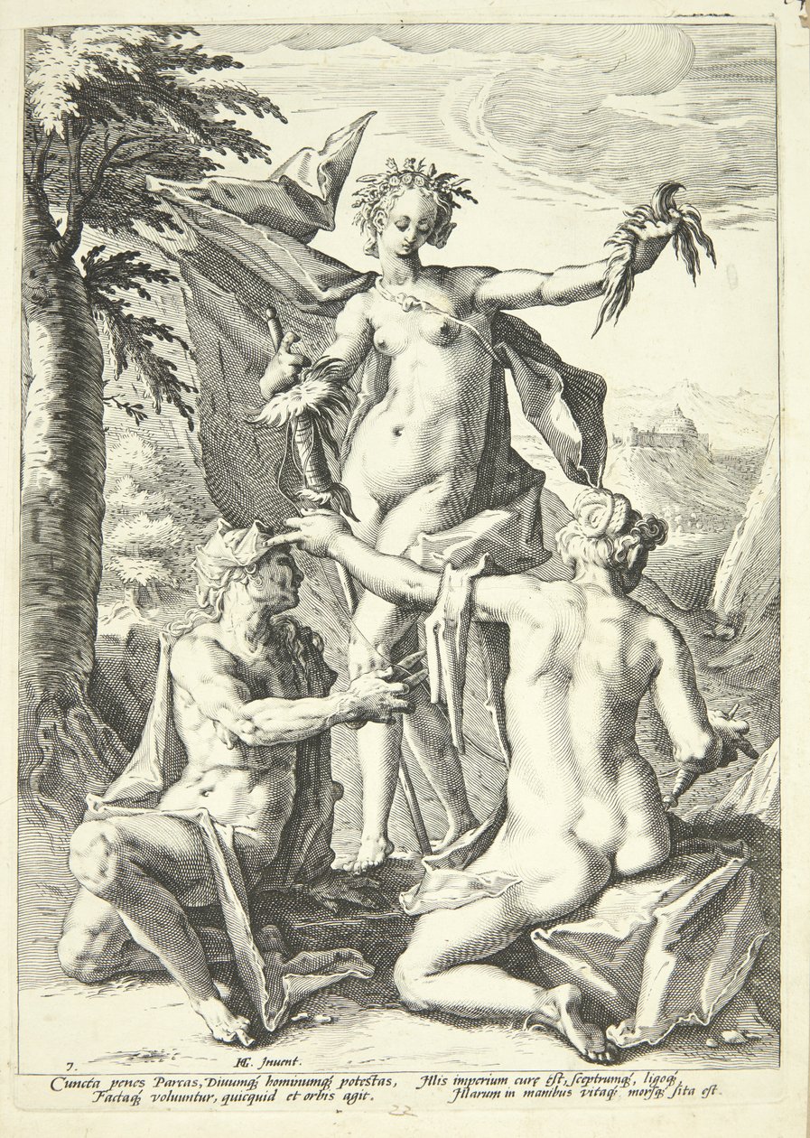 The Three Fates by Jacob Matham
