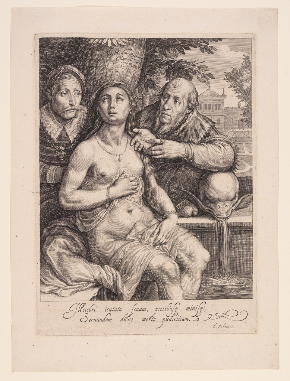Susanna and the Elders by Jacob Matham