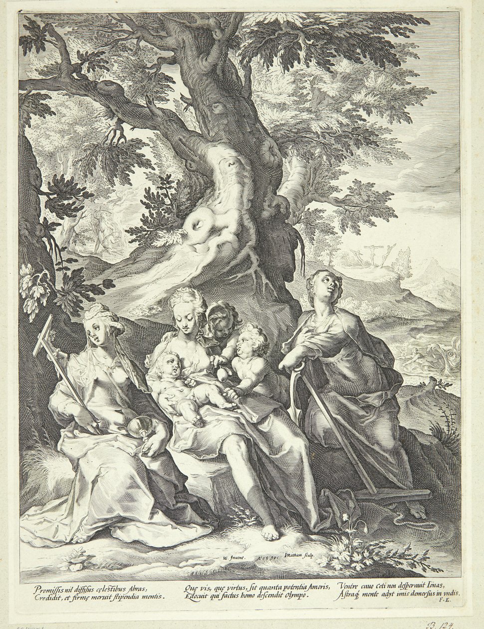 Faith, Hope, and Love by Jacob Matham