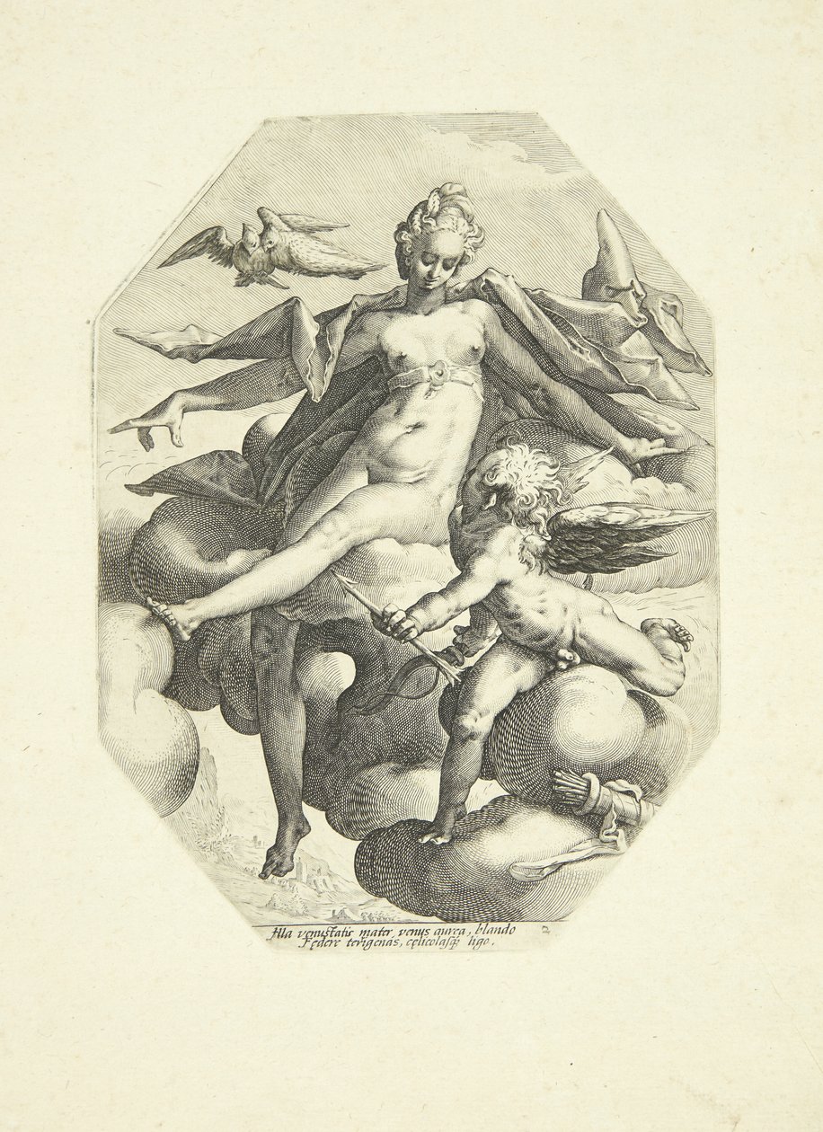 Venus and Cupid by Jacob Matham