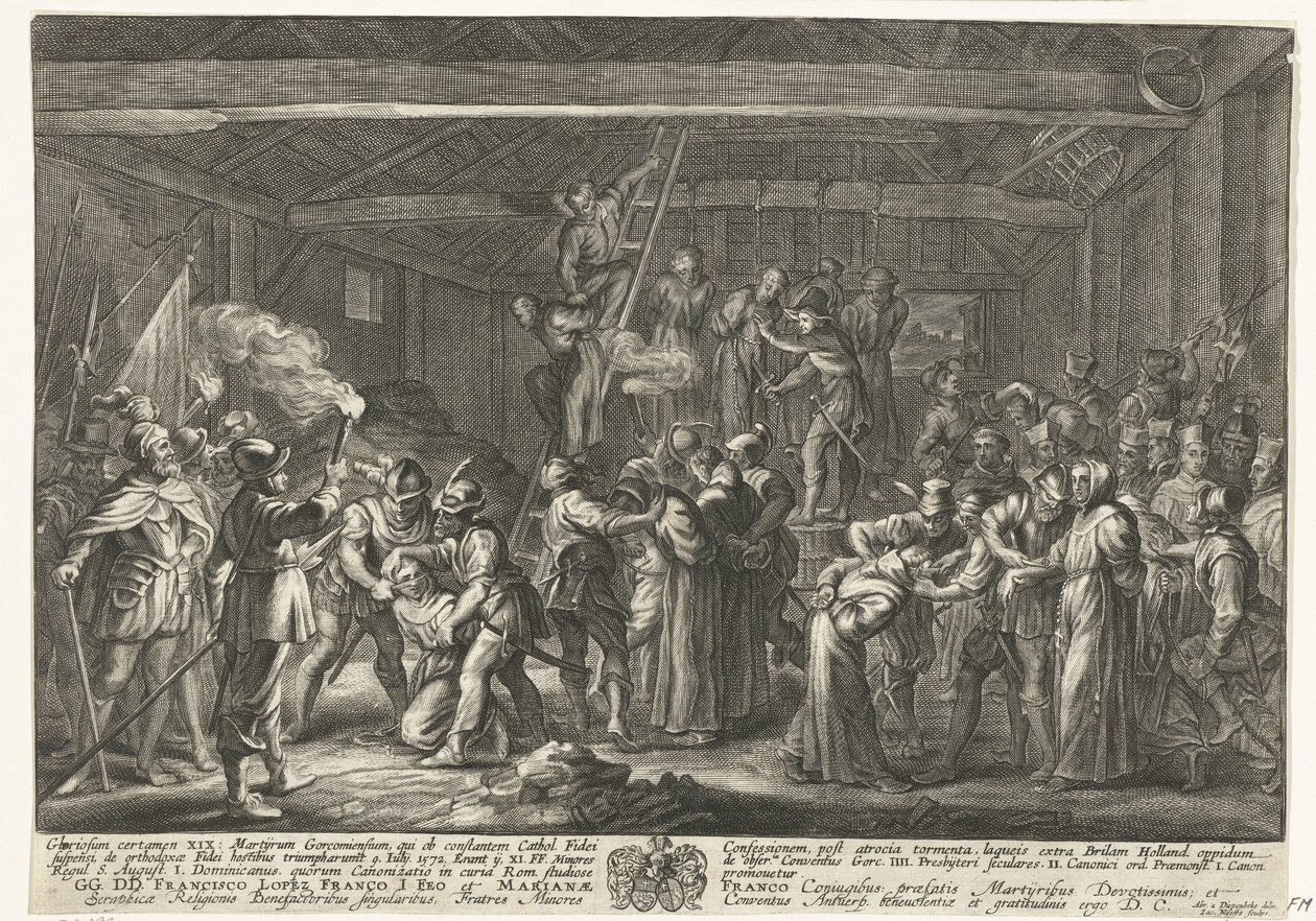 Martyrs of Gorkum, 1572 by Jacob Neefs