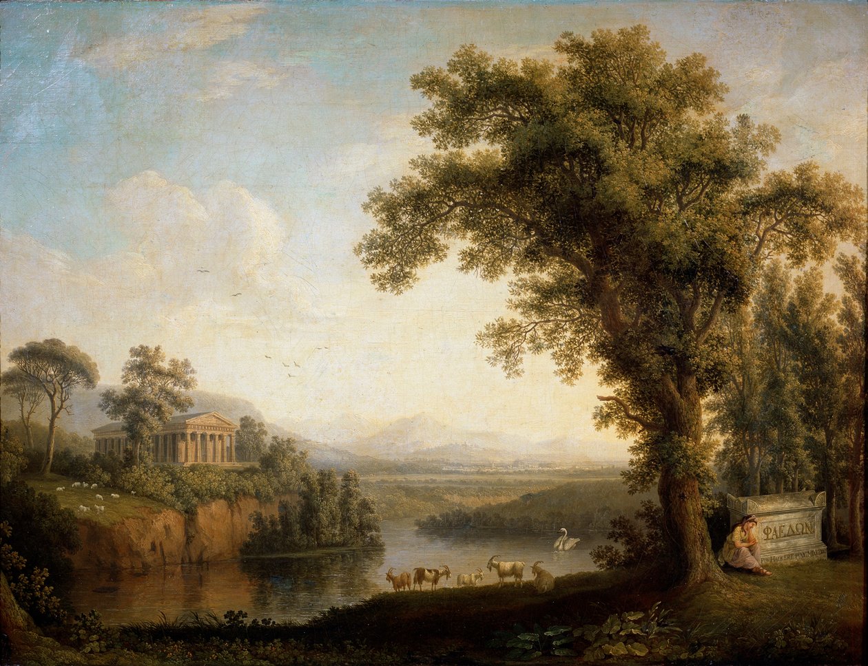 Antique landscape with the Phaethon