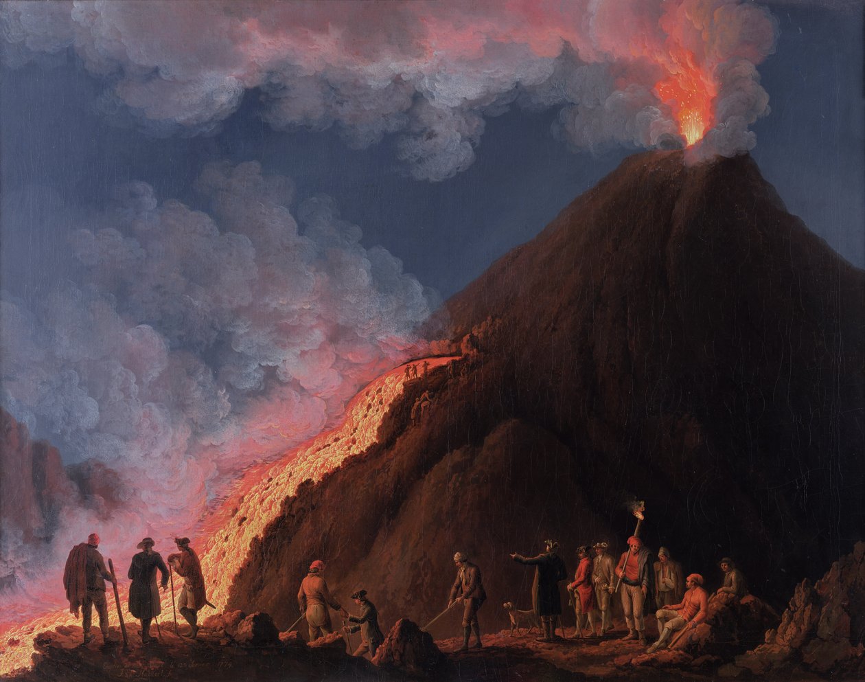 The Eruption of Mount Vesuvius in 1774