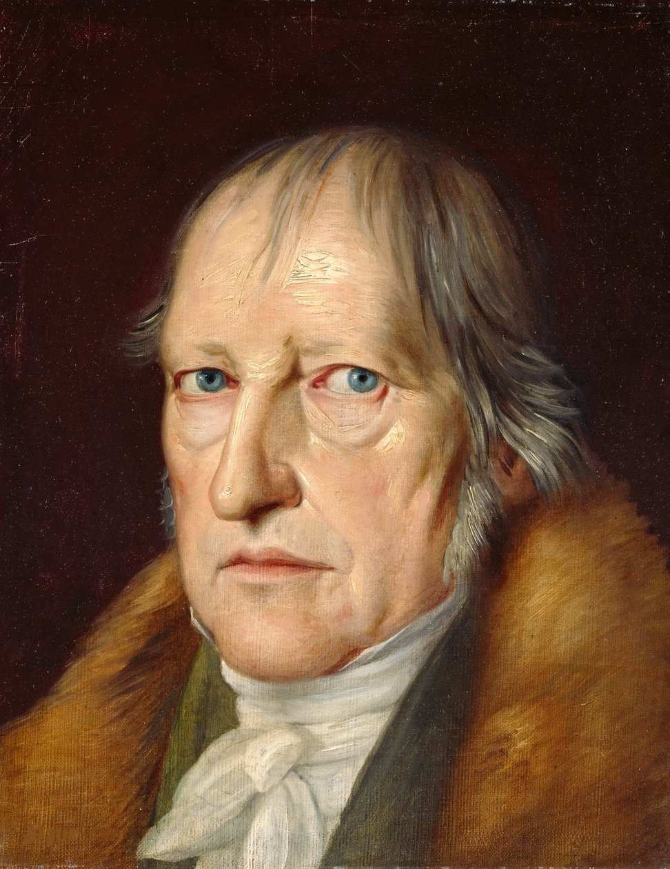 Portrait of Georg Wilhelm Friedrich Hegel by Jacob Schlesinger