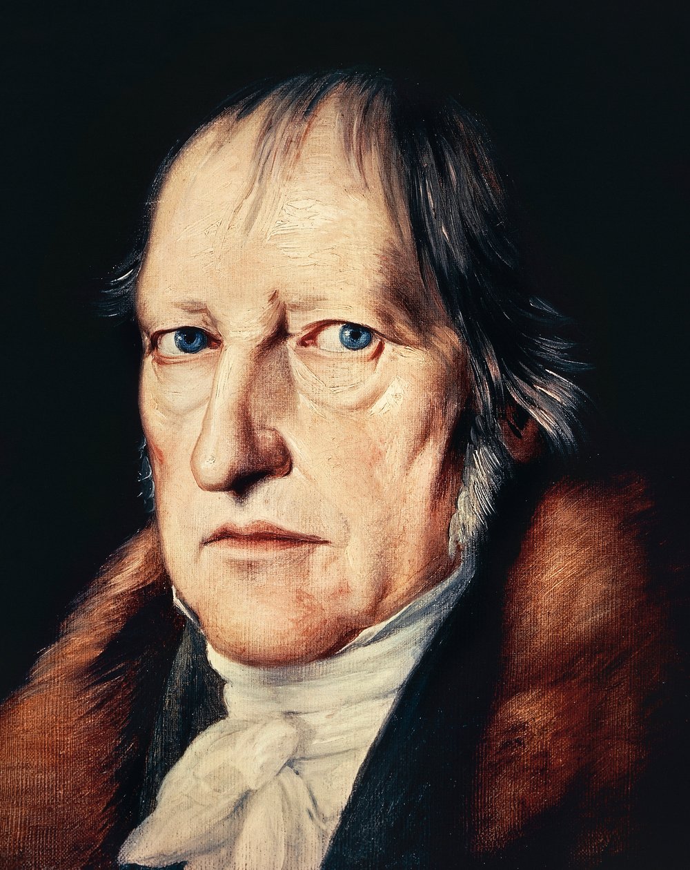 Portrait of Georg Wilhelm Friedrich Hegel by Jacob Schlesinger