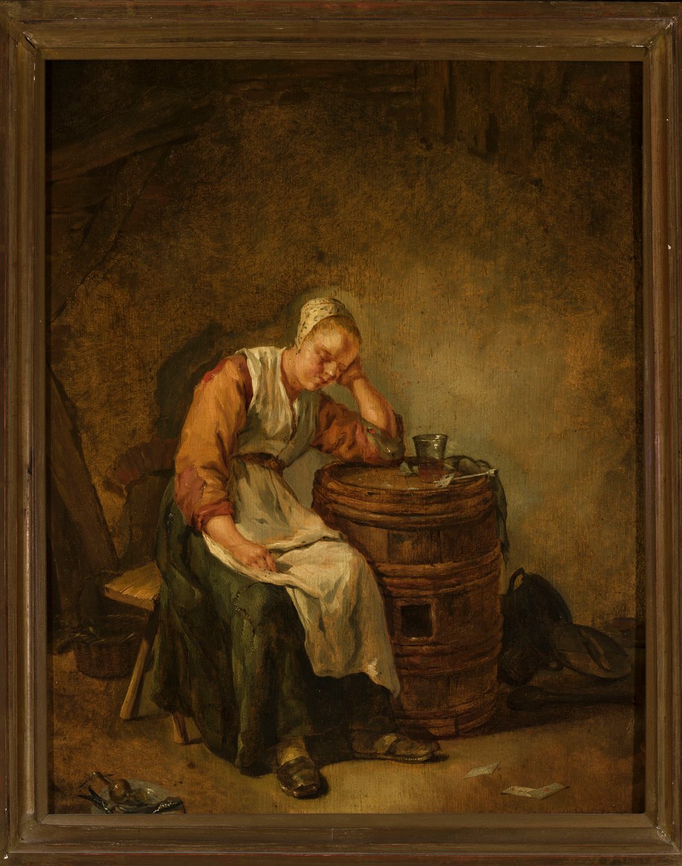 Sleeping Woman by Jacob Toorenvliet