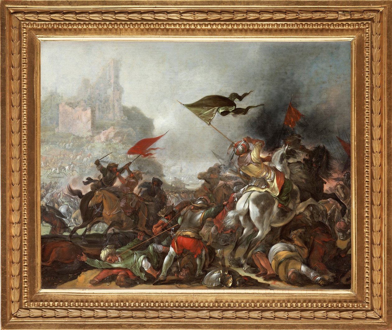 Battle Between Turks and Christians During the Fall of Constantinople ...