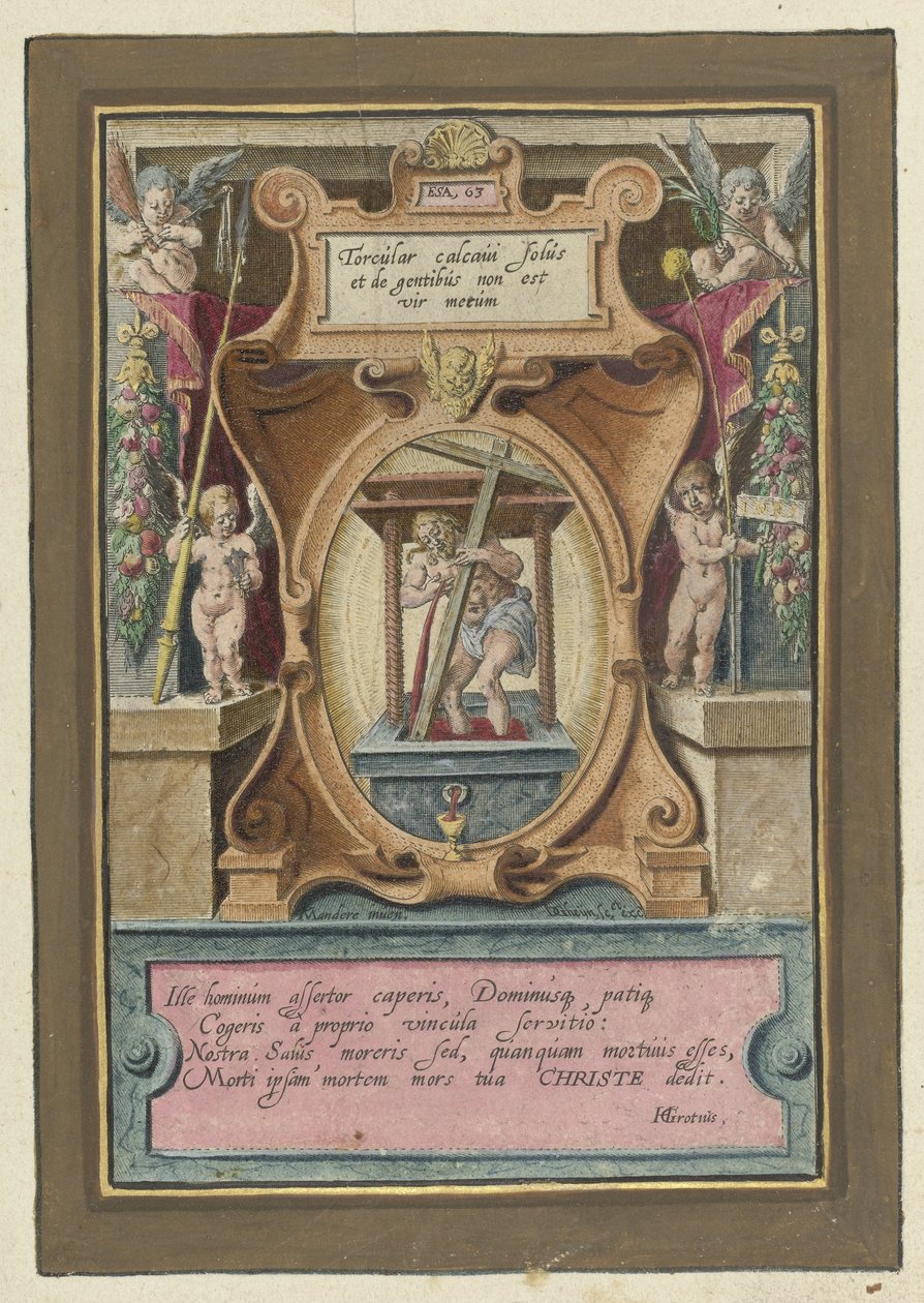Christ in the Winepress by Jacob de Gheyn (II)