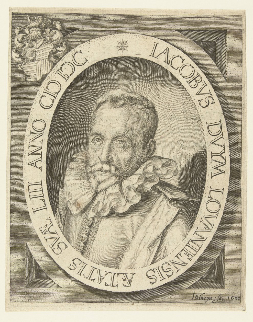 Portrait of Jacobus Duym at Age 53 by Jacob de Gheyn (II)