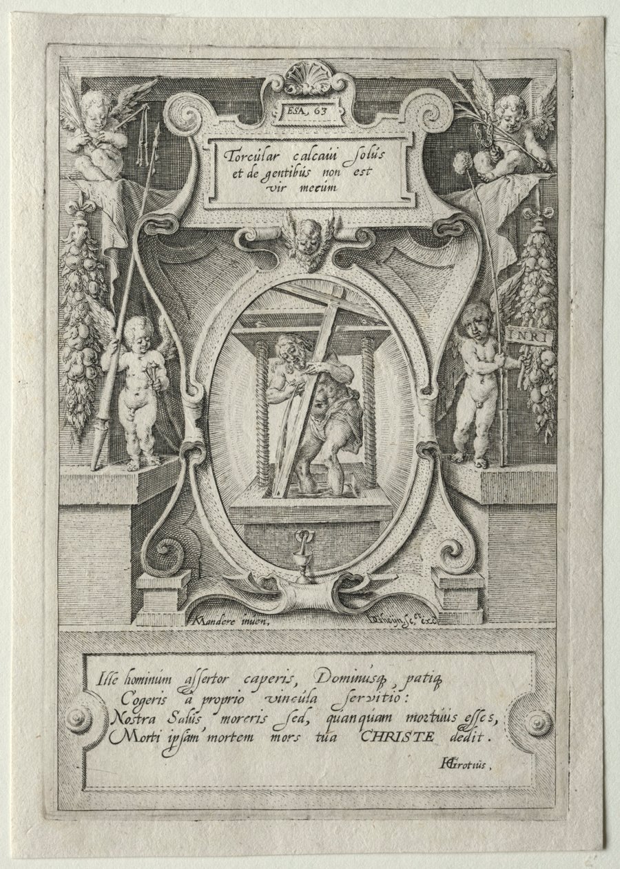 Passion Set: Title Page by Jacob de Gheyn II