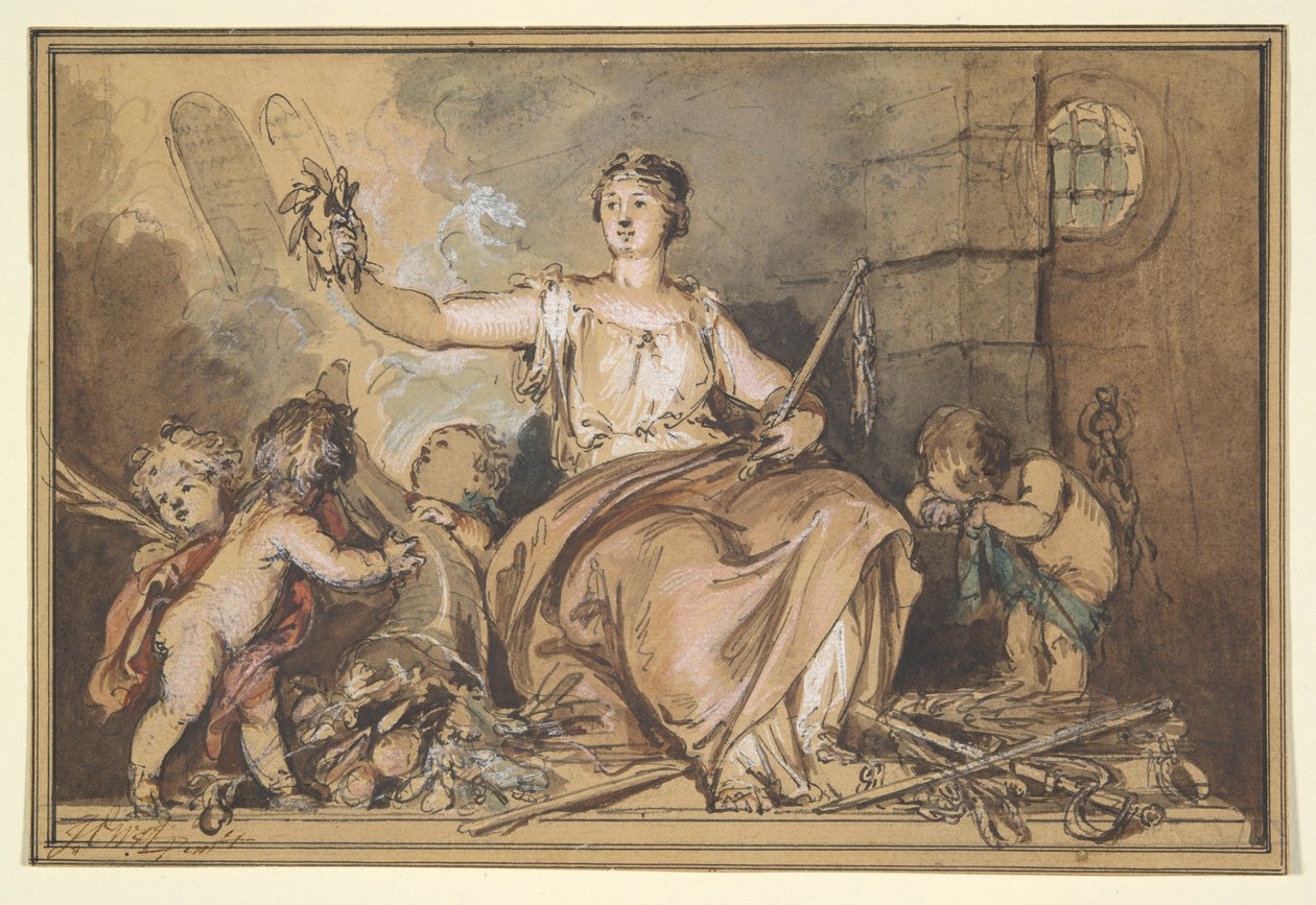 Allegory of War and Peace by Jacob de Wit