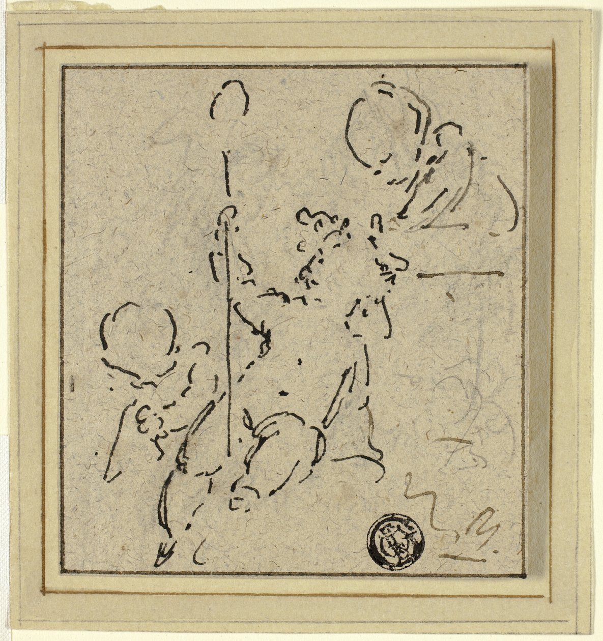 Three Putti by Jacob de Wit