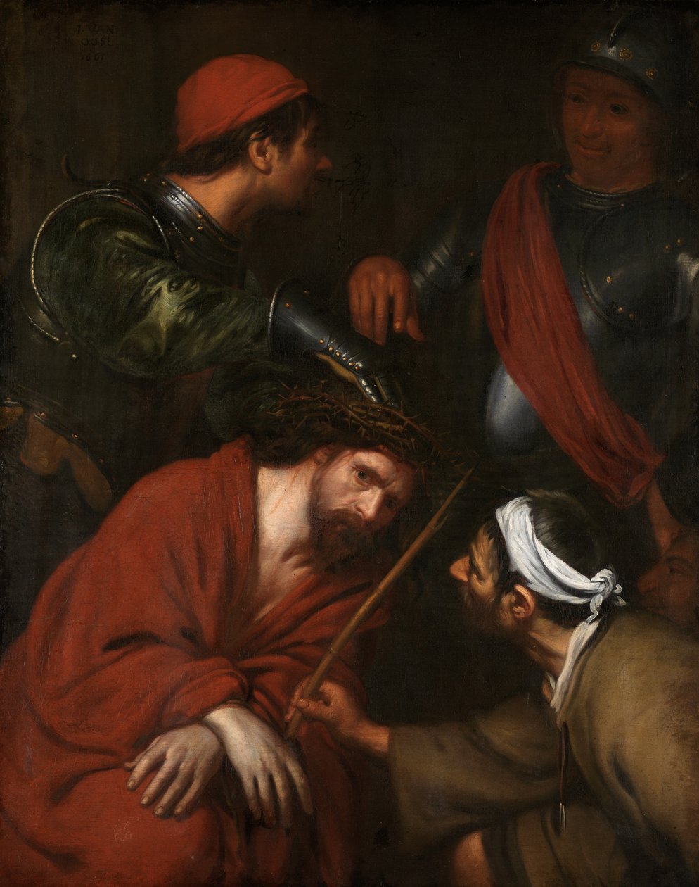 Christ Crowned with Thorns by Jacob van Oost