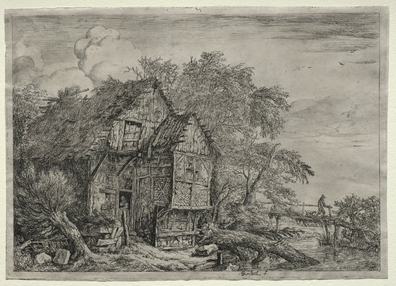 The Little Bridge by Jacob van Ruisdael