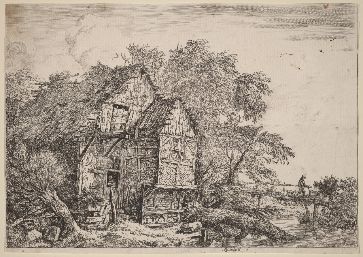 The Little Bridge by Jacob van Ruisdael
