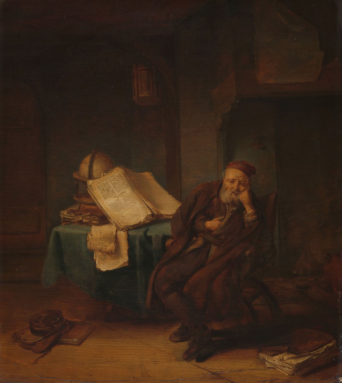 Philosopher in His Study by Jacob van Spreeuwen