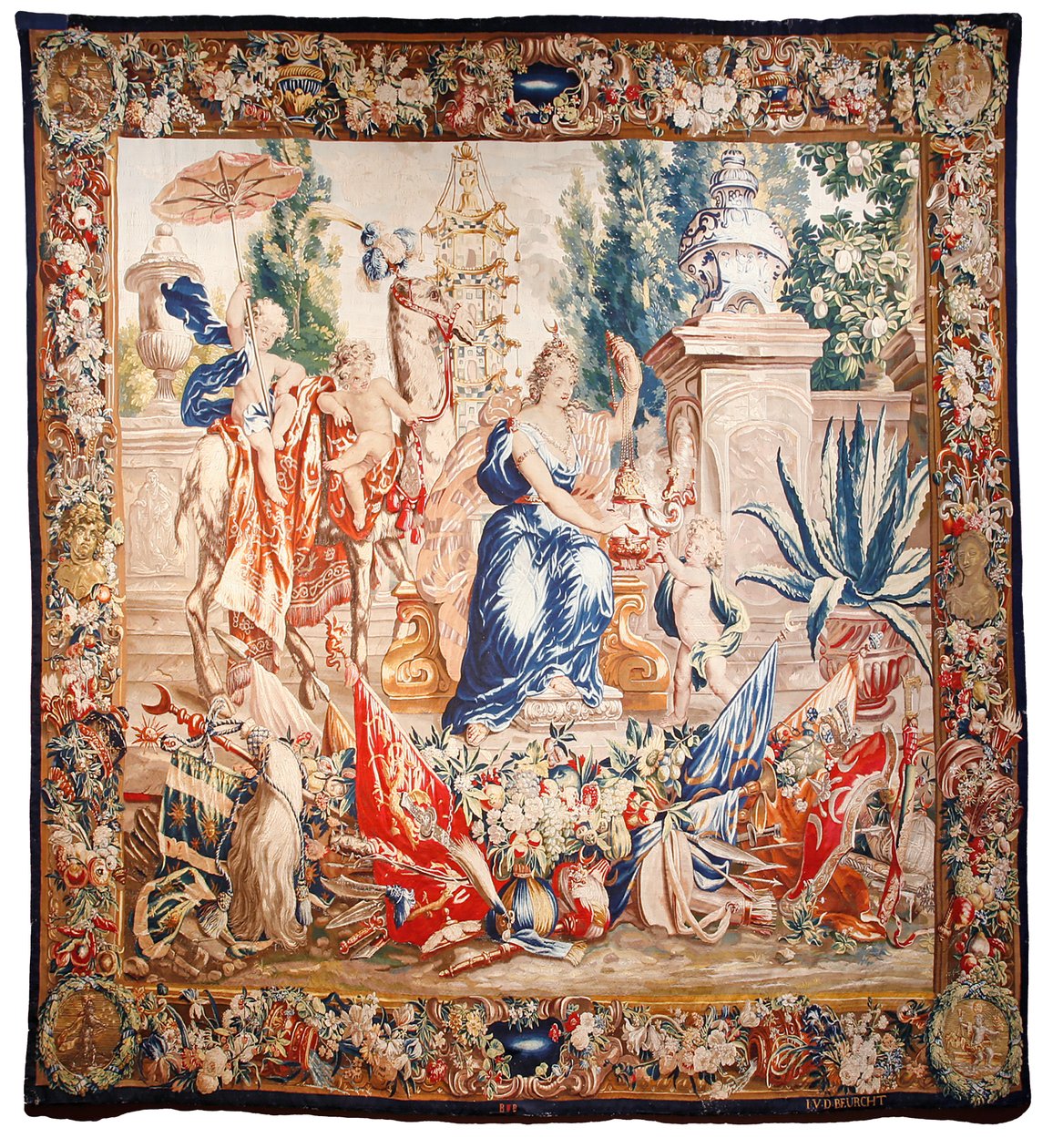 Tapestry of Asia, late 17th century by Jacob van der Borcht