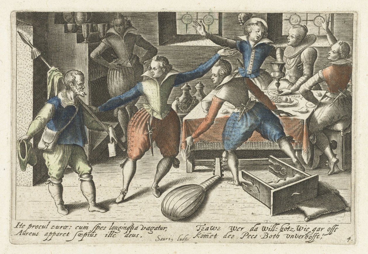 Student Party by Jacob van der Heyden