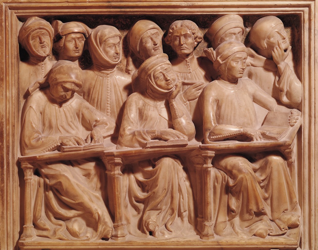 Group of Students from Bologna, from the Tomb of Giovanni da Legnano by Jacobello and Pier Paolo dalle Masegne
