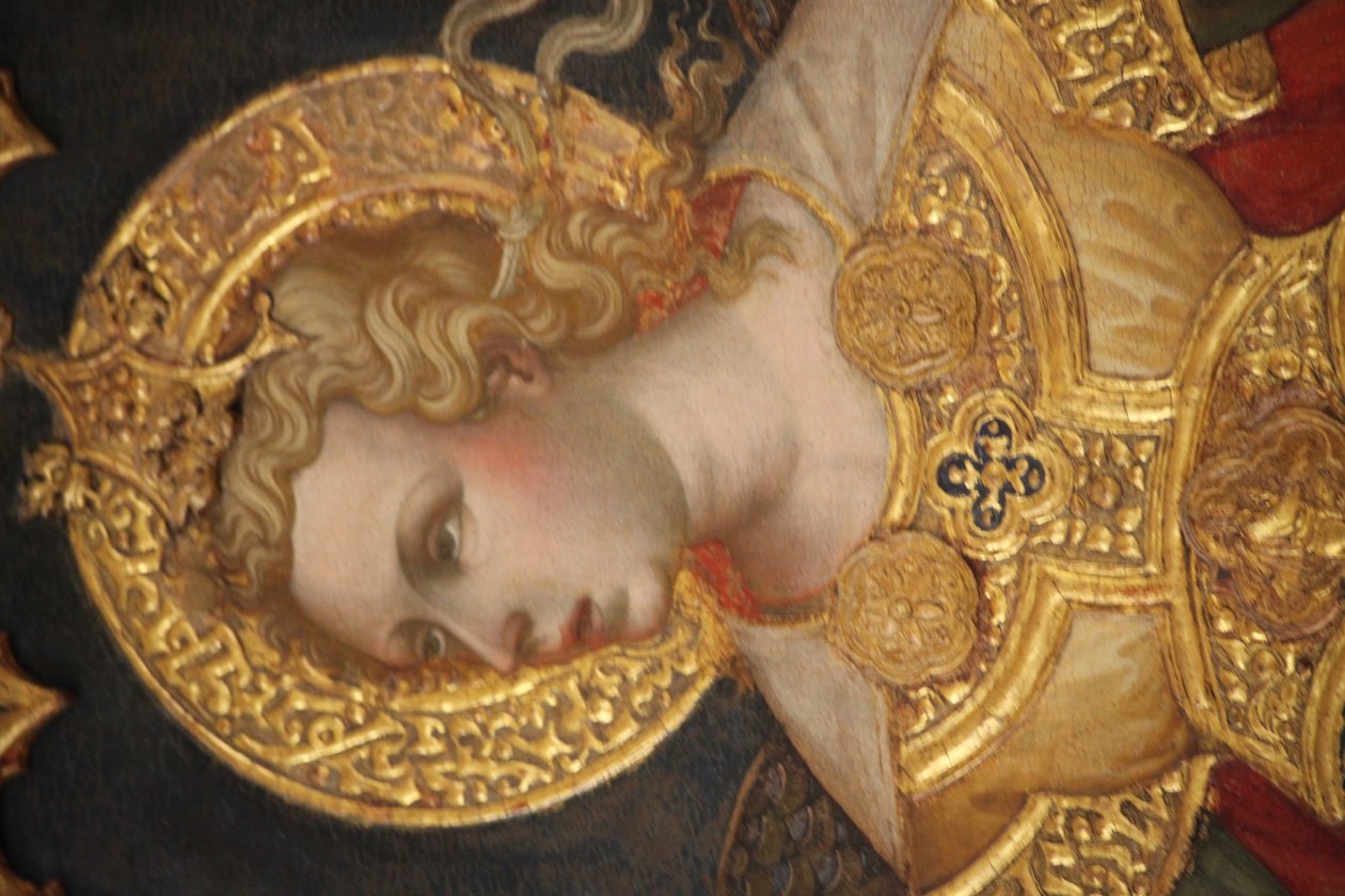Justice between the Archangels Michael and Gabriel by Jacobello del Fiore  