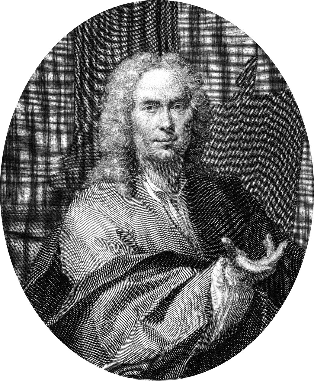 Nicolaas Verkolje by Jacobus Houbraken