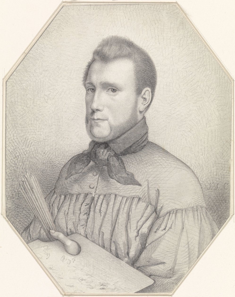 Self-Portrait of Jacobus Ludovicus Cornet by Jacobus Ludovicus Cornet
