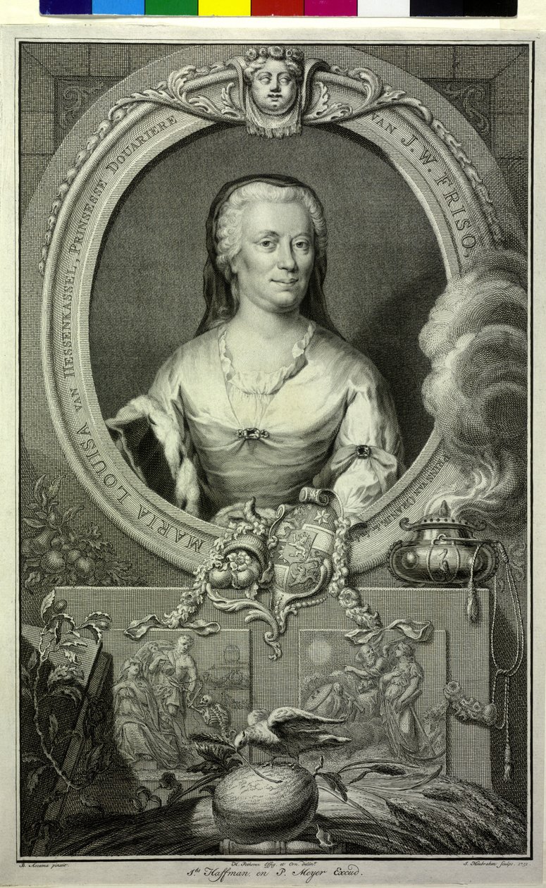 Landgravine of Hesse Kassel Mary Louisa by Jacobus (after) Houbraken